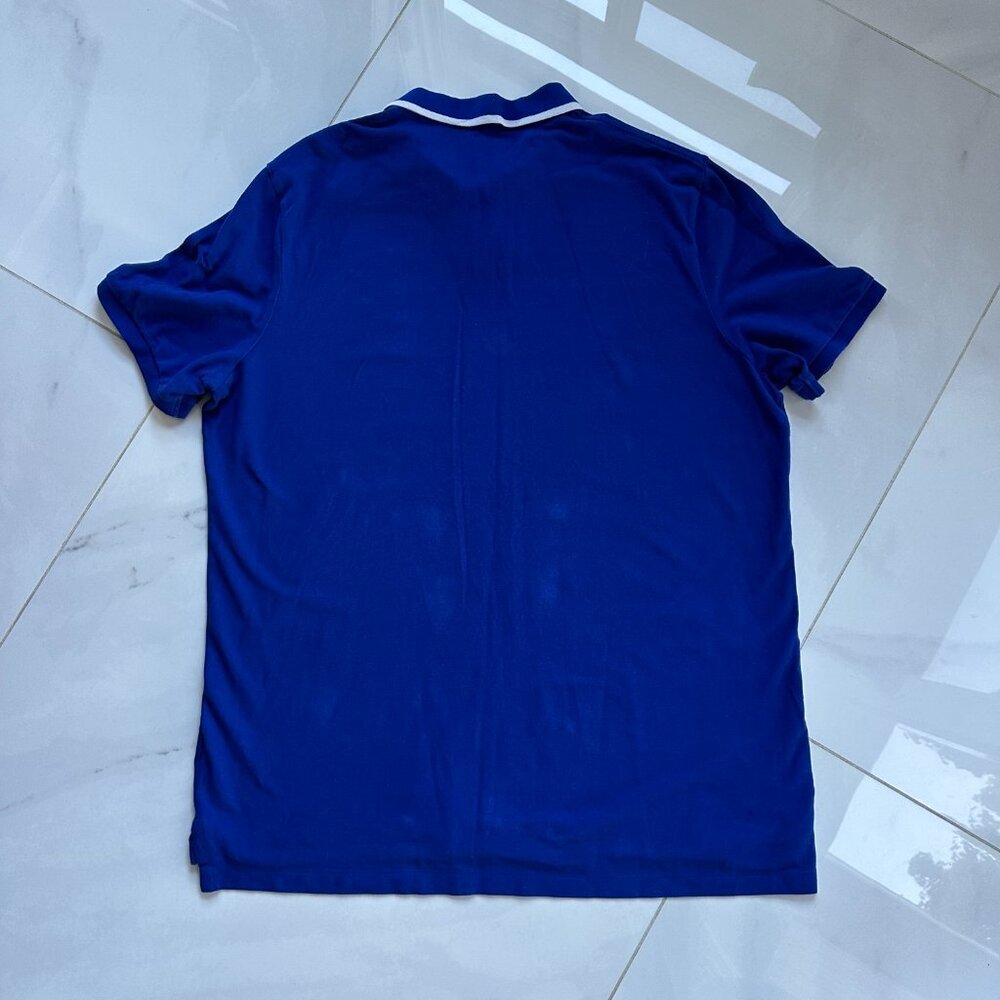 Ralph Lauren | Bear Polo Shirt | XXL | Classic Fit | Royal Blue | 100% Cotton - Picture 15 of 16